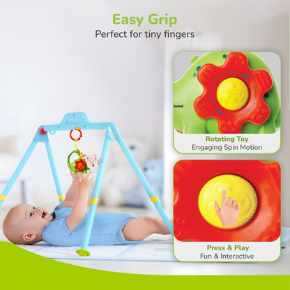 Orapple Dino Tune – Fun & Safe Musical Hanging Toy for Kids - Green Red
