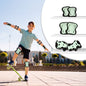Kids Safety Protector Pads Set, Cushioned Knee, Elbow & Wrist Guards for Outdoor Riding & Sports - Green