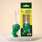 Tiny Smiles Dino Kids Toothbrush, Ultra-Soft Bristles for Gentle Oral Care, BPA-Free, Kids Brush for 2+ Years - Green