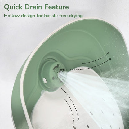 Fun Time Aqua Bath Tub For Kids With 3-Recline Positions - Green