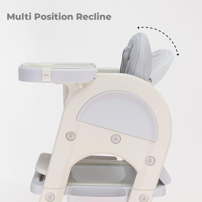 Grow N Play Multi-Functional Smart Convertible High Chair for Kids - White