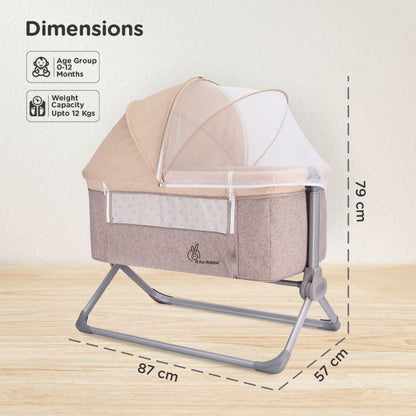 Hop A Little baby cot - Beige