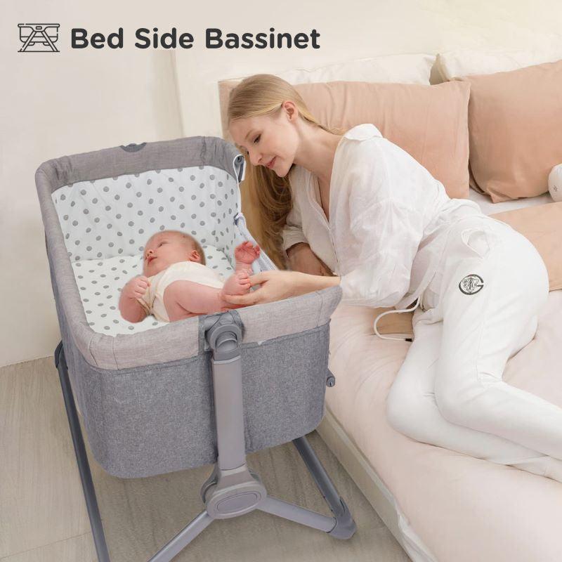 Hop A Little baby cot - Dark Grey