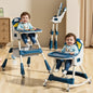 Sugar Doodle Plus High Chair For Kids 3-in-1 Convertible Design - Indigo Dye