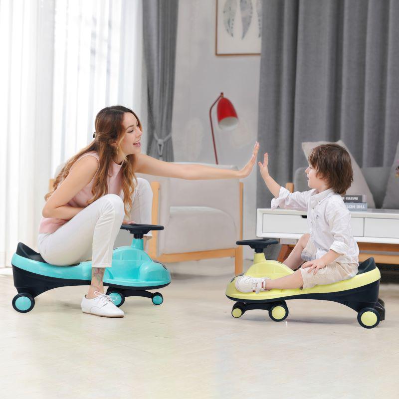 Iya Iya Zippy Swing Car For Kids - Yellow
