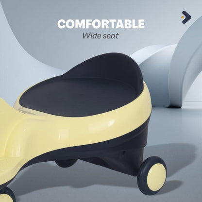 Iya Iya Zippy Swing Car For Kids - Yellow
