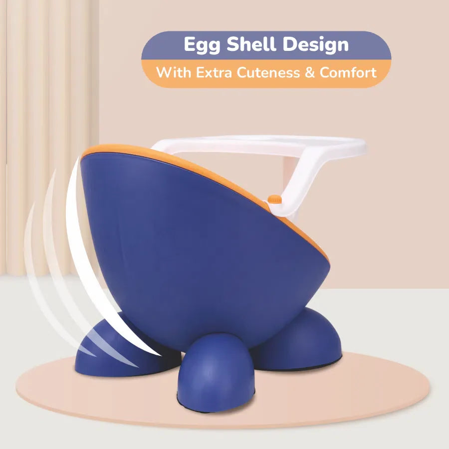 Jelly Bean Fab 2 in 1 Multipurpose Kids Chair and Meal Chair - Blue Orange