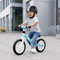 Glider Balance Bike for Kids with Adjustable PU Cushioned Seat, Puncture Proof EVA Wheels & Soft TPE Handles - Lake Blue