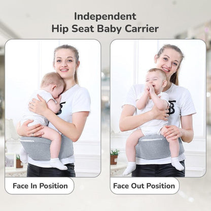 Upsy Daisy Ergo 8-in-1 Hip Seat Baby Carrier - Light Grey