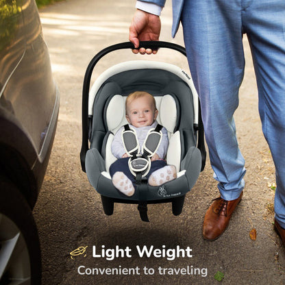 Picaboo Sportz – 3-In-1 Convertible Carry Cot, Rocker & Feeding Chair - Light Grey