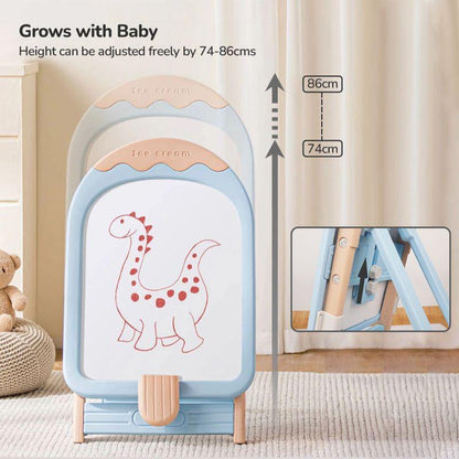 Little Genius Candy – Cute Design Kids Activity Board - Blue