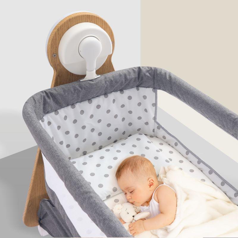 Lullabies Woodsy Electric Cradle For Babies - Grey