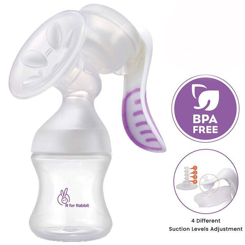 Manual Feeding Breast Pump - Purple