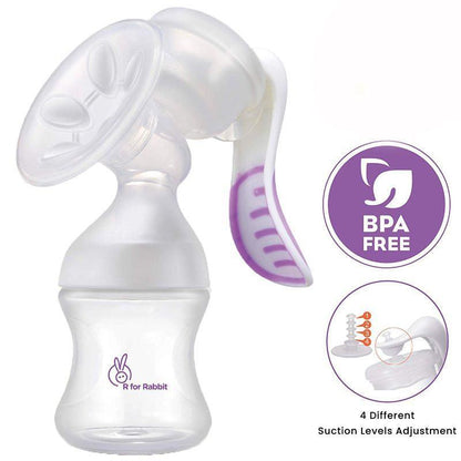 Manual Feeding Breast Pump - Purple