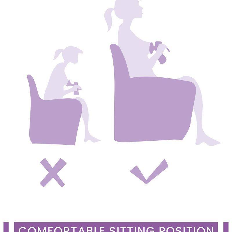 Manual Feeding Breast Pump - Purple