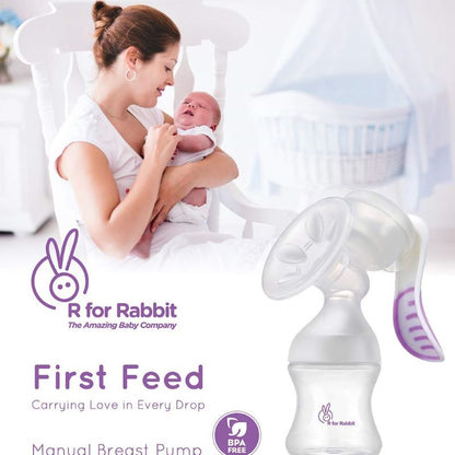 Manual Feeding Breast Pump - Purple