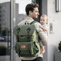 Caramello Sportz Premium 900D Polyester Diaper Bag with Insulated Pockets - Military Green