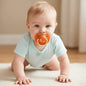Tusky Pacifier Size L Ultra Light Soft Silicone Nipple - Orange