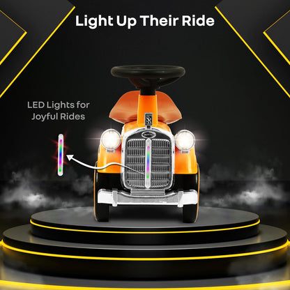 Speedster Royal Ride On Car for Kids - Orange Brown