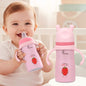 Steebo Fusion Spout Cup Stainless Steel Bottle For Kids, 270ml Leak Proof - Pink