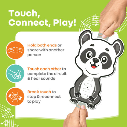 Orapple Tap N Play Musical Learning Toy with 4 Fun Modes Toy for Kids 2+ Years - Panda