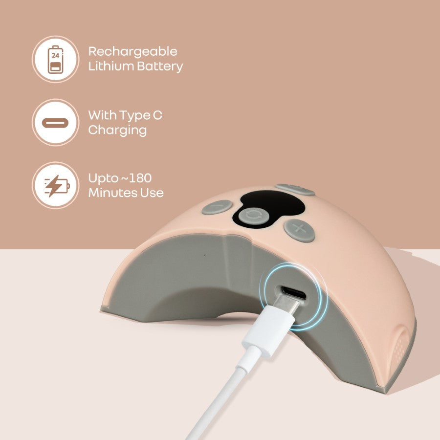Lactella Bliss Electric Wearable Breast Pump with 4 Modes & 9 Levels - Peach