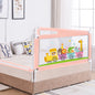 Safari Bed Rail for Baby Easy Install, Anti-Fall Safeguard for Toddler Safety - Pink