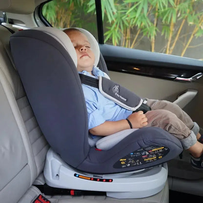 Jack N Jill Grand ISOFIX Car Seat For Kids 0 To 12 Years With Safety Harness - Pure Black