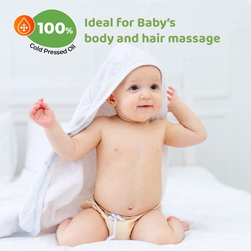 Pure & Beyond Cold Pressed Almond & Coconut Oil for Hair & Massage