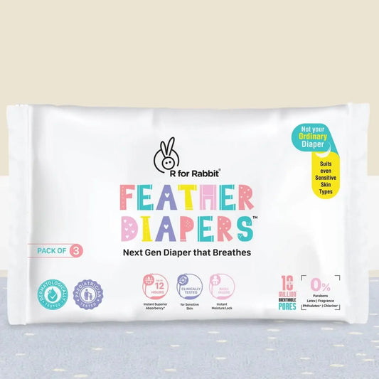 Feather Diaper Sample (Pack of 3)