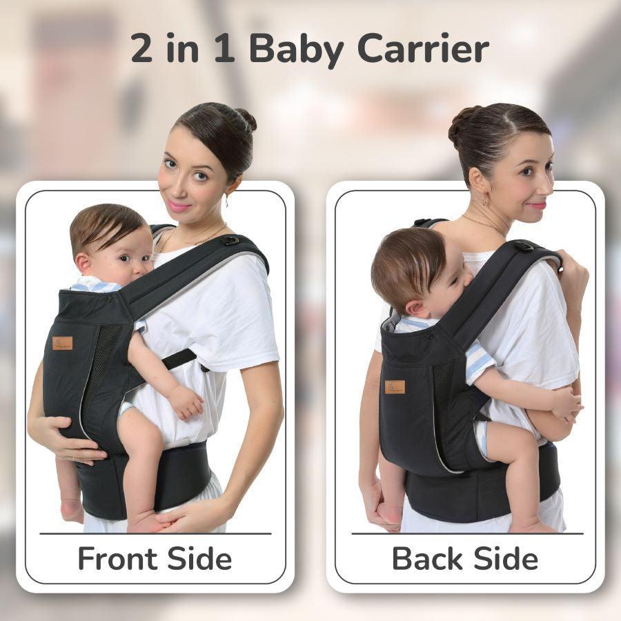 Comfy Hug Ergo 2-in-1 Baby Carrier - Black