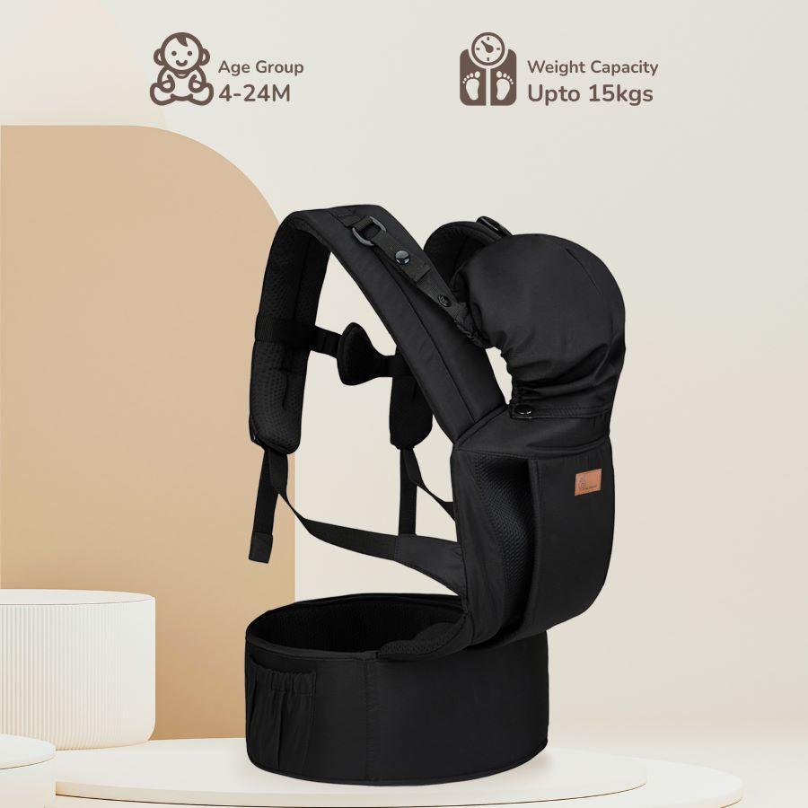 Comfy Hug Ergo 2-in-1 Baby Carrier - Black