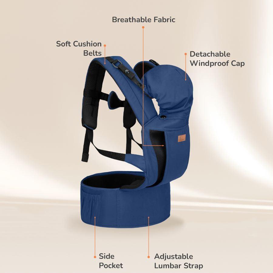Comfy Hug Ergo 2-in-1 Baby Carrier - Blue