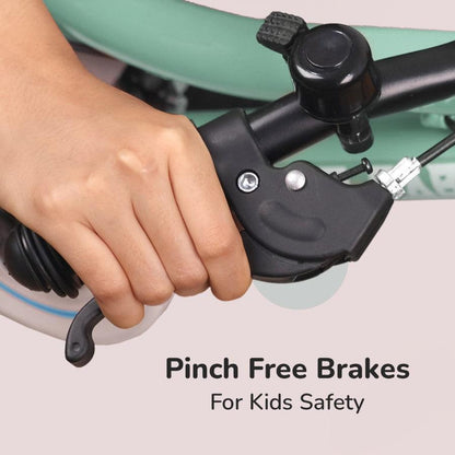 Cruize Bicycle For Kids 16 Inch 90% Plug N Play Installation - Olive Green