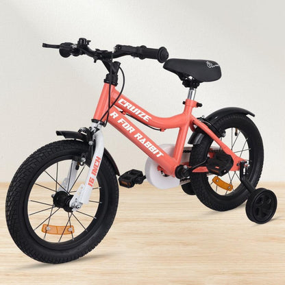 Cruize Bicycle For Kids 16 Inch 90% Plug N Play Installation - Peach