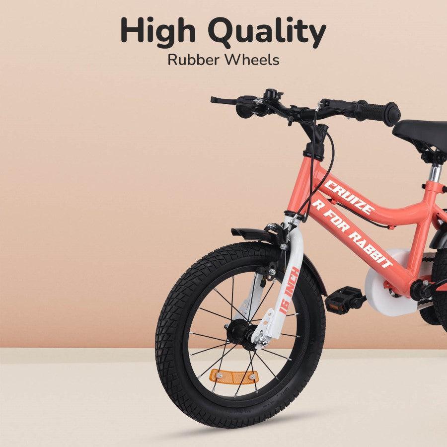 Cruize Bicycle For Kids 16 Inch 90% Plug N Play Installation - Peach