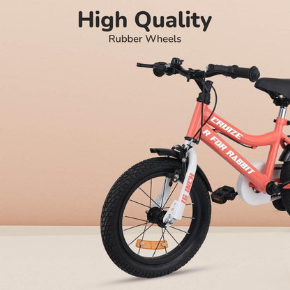 Cruize Bicycle For Kids 16 Inch 90% Plug N Play Installation - Peach