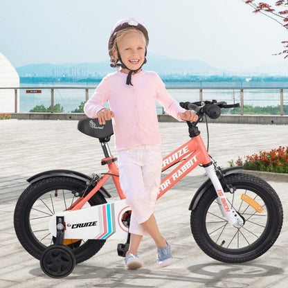 Cruize Bicycle For Kids 16 Inch 90% Plug N Play Installation - Peach