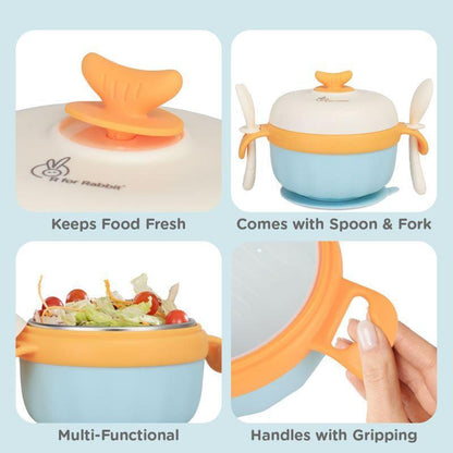 Safe Feed Meal Box Set For Kids - Blue