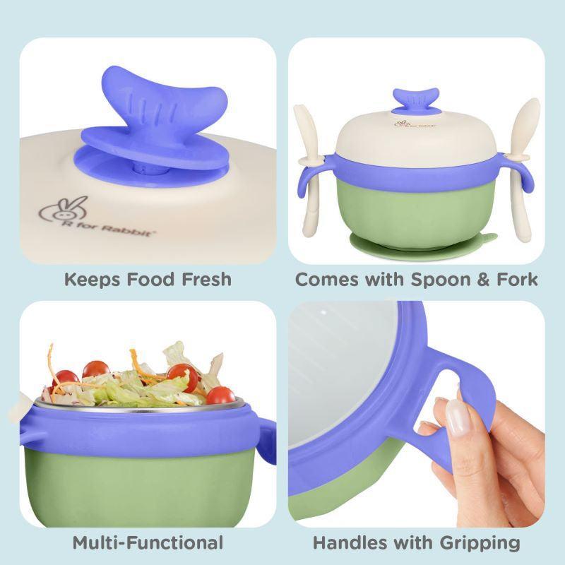Safe Feed Meal Box Set For Kids - Green