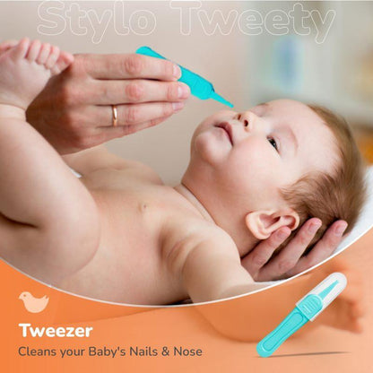 Stylo Tweety New Born Grooming Kit - Lake Blue
