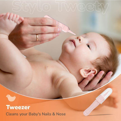 Stylo Tweety New Born Grooming Kit - Pink