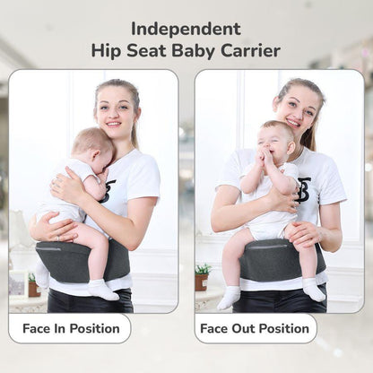Upsy Daisy Ergo 8-in-1 Hip Seat Baby Carrier - Dark Grey