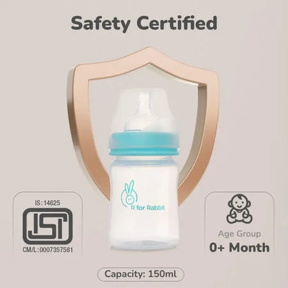 First feed 150 ml PP Feeding Bottle - Sea Green