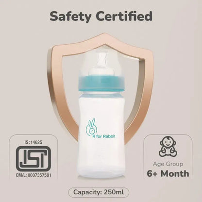 First feed 250 ml PP Feeding Bottle - Sea Green