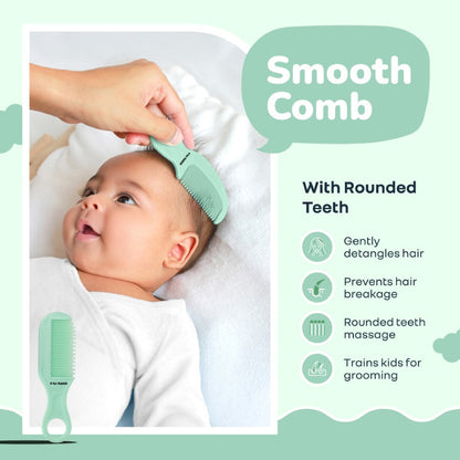 Stylo Totcare Set New Born Grooming Kit - Sea Green