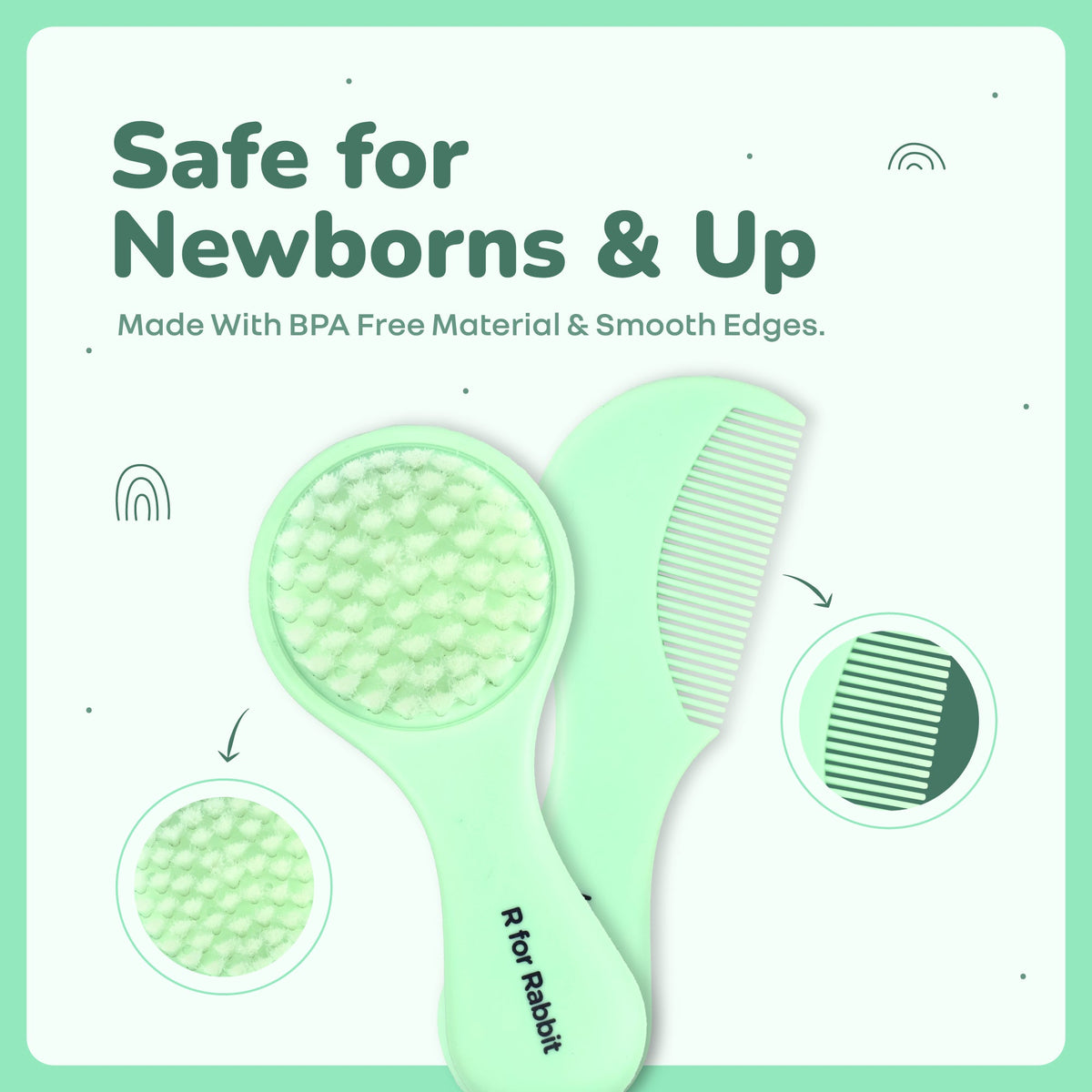 Stylo Tiny Twirls New Born Grooming - Sea Green