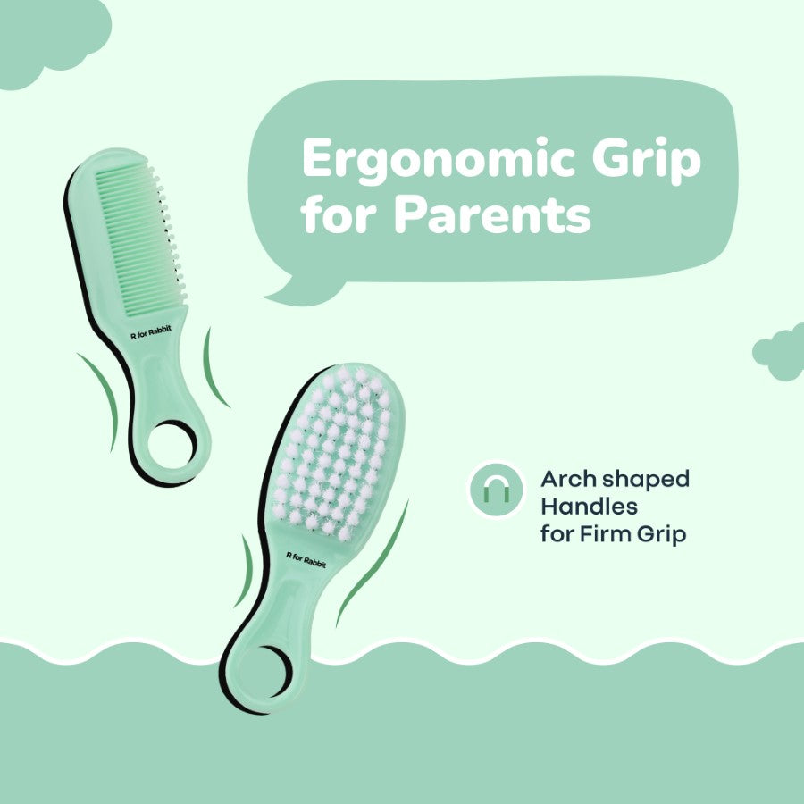 Stylo Totcare Set New Born Grooming Kit - Sea Green
