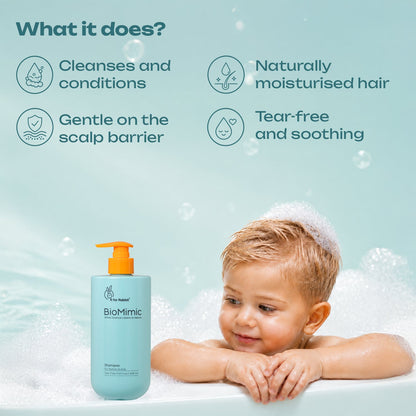 BioMimic Baby Shampoo - Sulphate Free, Tear Free, With Ceramides 400ml