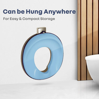 Tiny Tots Mellow 3-In-1 Convertible Potty Training Seat Safe & Ergonomic Chair - Sky Blue